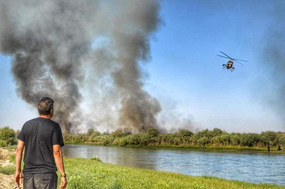 شاهد منطقة زور كنعوص جنوب نينوى خلال العملية العسكرية للجيش العراقي