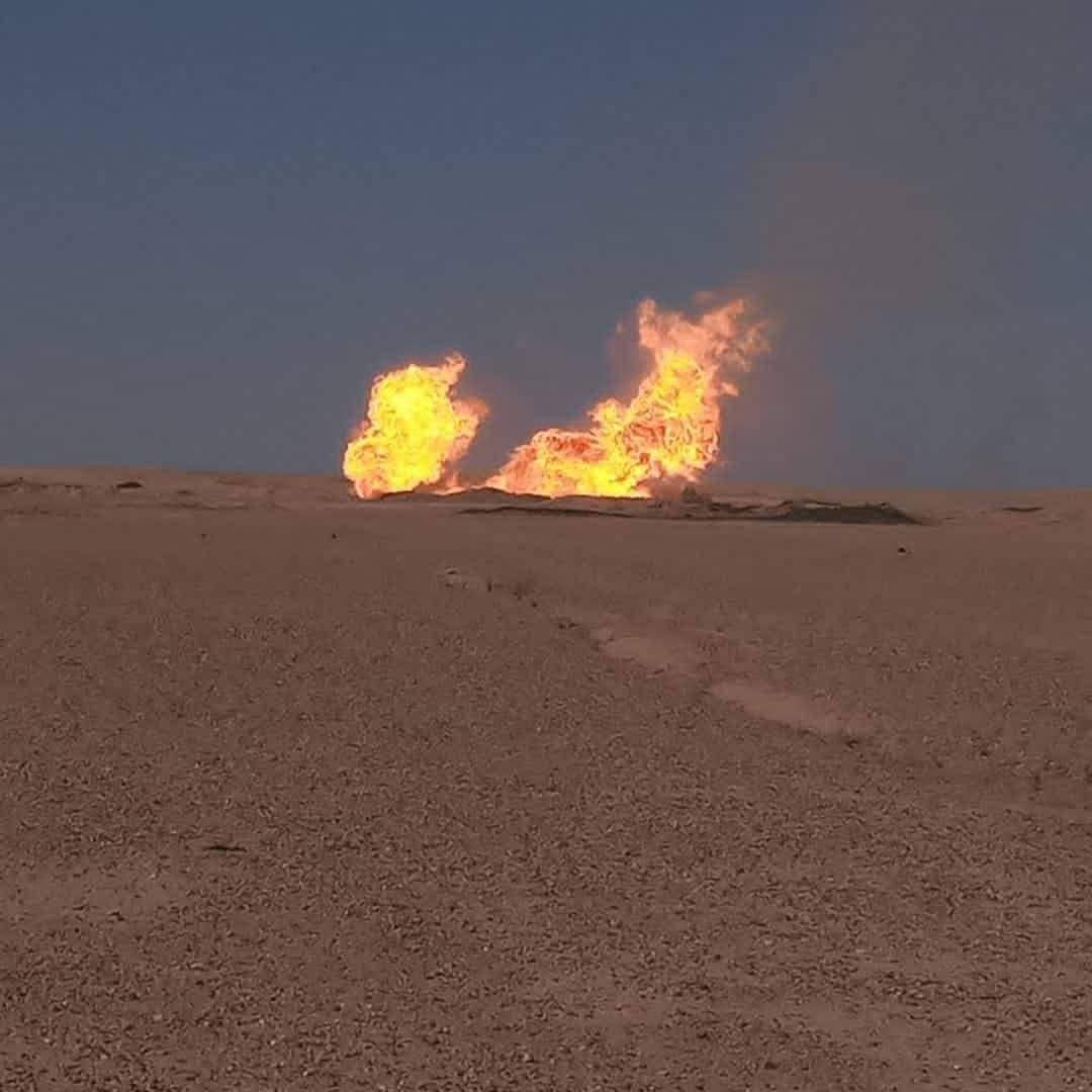 مجهولون يستهدفون خط الغاز في ريف دير الزور الشمالي